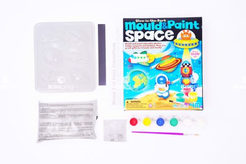 Bộ Kit tạo hình và sơn màu không gian vũ trụ phát sáng - Kích thích phát triển tư duya