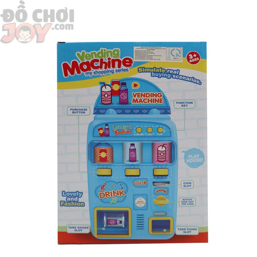  Đồ Chơi - Máy Bán Nước Ngọt Tự Động XinLe - Pin, Nhạc, Đèn 