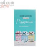  Đồ Chơi Bé Gái - Hộp Ống Heo Atm Vân Tay Hình Ngôi Nhà - Dùng Pin 