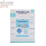  Đồ Chơi Bé Gái - Hộp Vali Ống Heo Atm Hồng Hạc - Dùng Pin 