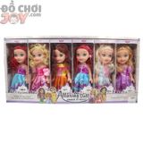  Đồ Chơi Bé Gái - Alluring doll - Bộ 6 Búp Bê Barbie Công Chúa Cổ Tích 