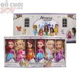  Đồ Chơi Bé Gái - Alluring doll - Bộ 6 Búp Bê Barbie Công Chúa Cổ Tích 