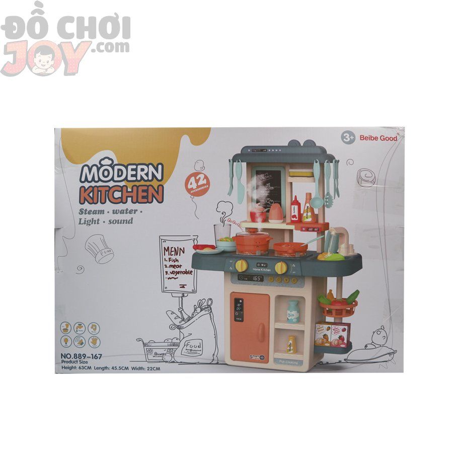  Đồ Chơi Bé Gái - Hộp Đồ Chơi Nhà Bếp Cao Cấp Cho Bé - Modern Kitchen 