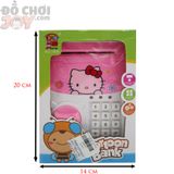  Đồ Chơi Bé Gái - Hộp Ống Heo ATM Hello Kitty - Dùng Pin 