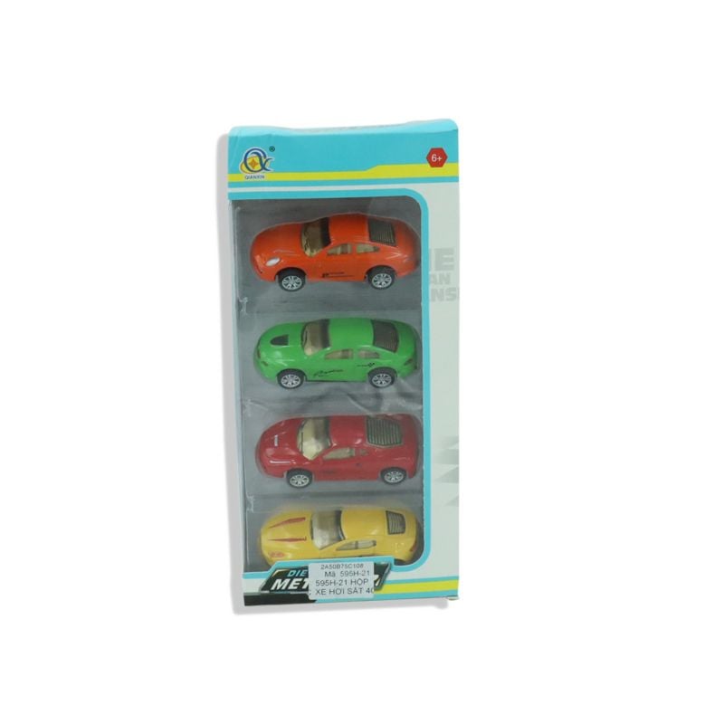  Đồ Chơi Bé Trai - Hộp Xe Hơi Sắt 4c 
