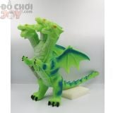  Đồ Chơi Bé Trai - Mô Hình Rồng Cao Su An Toàn Cho Bé - Rồng 3 Đầu 