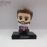  Đồ Chơi Bé Trai - Đầu Lắc Xe Hơi Avenger - Spiderman - Iron Man - Hulk - Captian - Thanos 