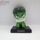  Đồ Chơi Bé Trai - Đầu Lắc Xe Hơi Avenger - Spiderman - Iron Man - Hulk - Captian - Thanos 