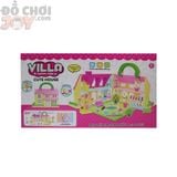  Đồ Chơi Bé Gái - Hộp Nhà Villa - Cute House - Thỏ + Gấu + Bé Trai + Bé Gái 