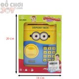  Đồ Chơi Bé Gái - Hộp Máy Rút Tiền Atm Minion Pin 