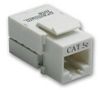 105391010 - Premium Line Category 5e 90° Unshielded Navigator Keystone Jack, Dual Type IDC, White