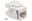 109121010 - Premium Line Category 6A 180° Unshielded Keystone Jack, Dual Type IDC, White