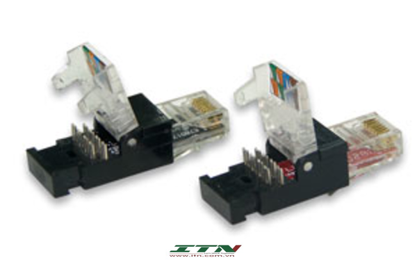 156100002 - Đầu mạng Cat6 RJ45, UTP bấm tay, màu đen
