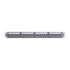 176362432 - Thanh đấu nối CAT 6 UTP 24 cổng 45 độ có đèn Led, loai dual IDC, có quản lý nhãn, màu đen