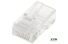 199518832 - Hạt mạng RJ45 Cat5e, 8P8C, dày 50um, trong suốt, 100 cái/bịch