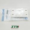 Mặt màu trắng HCN 2-1427030-1 Commscope có nắp bảo vệ  Faceplate Kit, Decorator SL series, 1-port, with shutter and label, white
