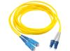 2105032-3 COMMSCOPE Fiber Optic Cable Assembly, Duplex LC to Duplex SC, OS2, 3m