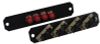 242301042 - 4 port SC adapter panel, simplex, black