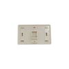 Mặt 1 cổng màu ngà hình chữ nhật 272368-1 Commscope
