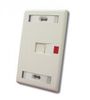 Mặt 1 cổng màu ngà hình chữ nhật 272368-1 Commscope