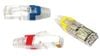 Modular Plug Color Clip Commscope 2843022-X giúp phân biệt và quản lý các dây cáp, Orange, Blue, Red