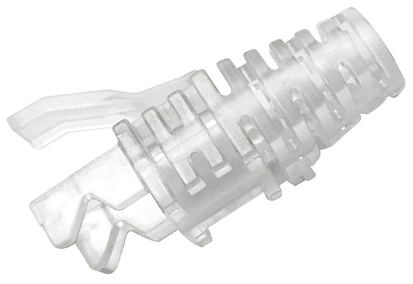 Đầu chụp bảo vệ đầu nối cáp Commscope 2843080-1, slim-line, trong suốt, Flat-Oval, Max 5.7mm