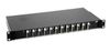 COMMSCOPE Fiber Optic Rack Mount Patch Enclosure 4-1206138-4, 1U, Duplex SC, 24-Fiber, MM