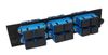 559596-2 COMMSCOPE Fiber Optic Snap-In Adapter Plate, Duplex SC, 12-Fiber, SM