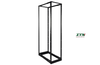 618367482 - 4-Post Open Frame Rack, Height 48U, Black
