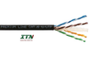 726143122 - Cáp mạng ngoài trời, U/UTP CAT6 23AWG, lõi đồng đặc, 4 đôi, 305m, có Gel filled  -40C, vỏ PE, màu đen
