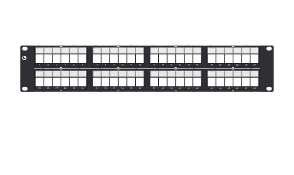 Thanh đấu nối Patch Panel Cat5e UTP 48 cổng 760237040 and 9-1375191-2 Commscope