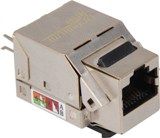 105211010 - Ổ cắm mạng Cat5e chông nhiễu 90° , chuẩn kép IDC