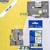 Nhãn in tiêu chuẩn brother Tze-221 9mm chữ đen nền trắng