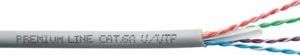 209141225 - Premium Line Category 6A U/UTP Installation Cable, 500 m reel, PVC, 500 MHz, Grey