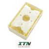 ITN-USMB - ITN Surface Box for US Style Faceplate, Almond