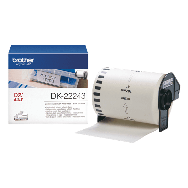 DK-22243 Nhãn giấy liên tục 102mm x 30m