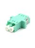 Khớp nối quang Multimode Commscope EH1457-002  Adapter LC DUPLEX W/ FLANGE, AQUA, W/P (MM)