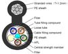 269223012-2018C02.1 - Cáp quang ngoài trời F8 có giáp thép bảo vệ loại đơn mốt 9/125 12 sợi quang, vỏ PE, G652D