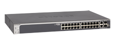 GS728TX - S3300-28X 28-Port Gigabit Ethernet Stackable Smart Managed Pro Switch with 2 Copper 10G and 2 SFP+ 10G Ports