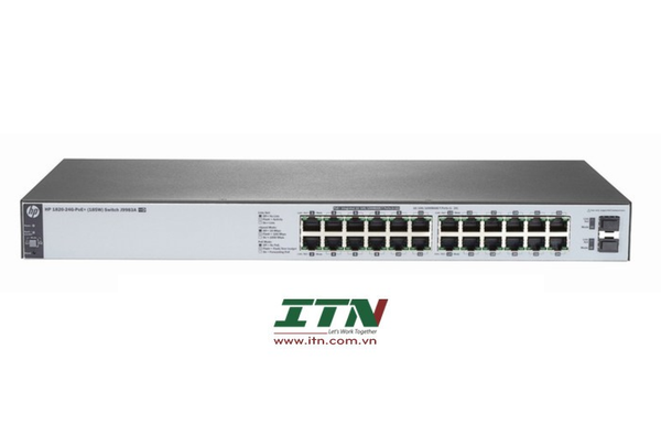 HPE OfficeConnect 1820 24G PoE+ (185W) Switch - J9983A