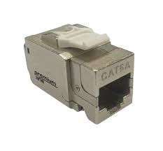 109813010 - Premium Line Category 6A 90° Shielded Die-casting Keystone Jack, Slim type