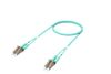 Dây nhảy quang  Commscope LC TO LC 1.8mm OM4 DPX LSZH AND OFNR X-2105061-Y aqua
