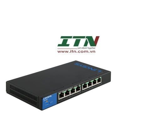 Linksys LGS308P 8-Port Business Smart Gigabit PoE+ Switch