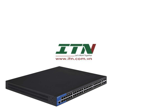 LINKSYS LGS552P 52-PORT MANAGED BUSINESS GIGABIT POE+ SWITCH