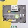 Nhãn in tiêu chuẩn brother Tze-221 9mm chữ đen nền trắng