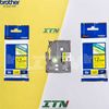Nhãn in tiêu chuẩn brother Tze-631 12mm chữ đen nền vàng