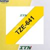 Nhãn in tiêu chuẩn brother Tze-641 18mm chữ đen nền vàng