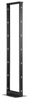 617300452 - 2-Post Open Frame Rack, height 45U, Black