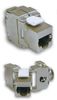 105524010 - Ổ cắm mạng Cat5e 180° đúc, chông nhiễu, chuẩn kép IDC