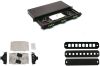 241100002 - Hộp đấu nối  ODF quang 19 inch 1U loại, x3 đế phân phối quang trống, màu đen